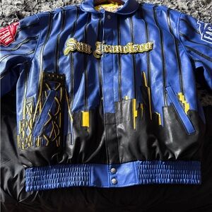 Hamilton Blue and Black San Francisco Bomber Jacket